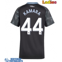 Aston Villa Boubacar Kamara #44 Replica Away Shirt Ladies 2025-26 Short Sleeve